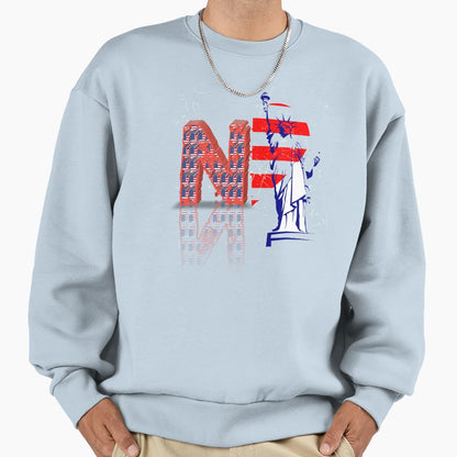 Usa N Sweatshirt - Trendy Graphic for Adults - T-Shirt, Sweatshirt, Hoodie