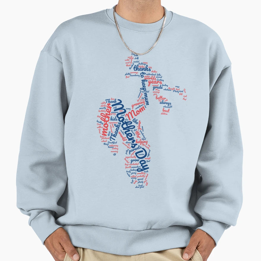 Thoughtful Mothers Day Gifts Sweatshirt - Minimalist Print for Adults - T-Shirt, Sweatshirt, Hoodie
