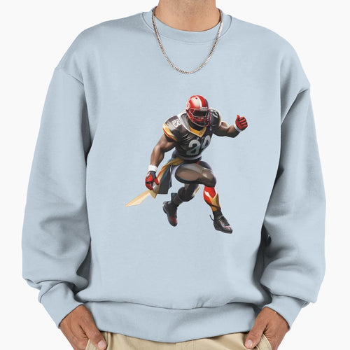 Dynamic Football Player 22 Vibrant Sweatshirt - Fun Novelty Design Unisex - T-Shirt, Sweatshirt, Hoodie
