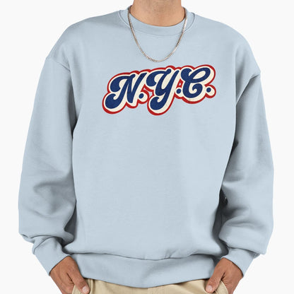 Nyc New York City Logo Sweatshirt - Fun Novelty Design for Adults - T-Shirt, Sweatshirt, Hoodie
