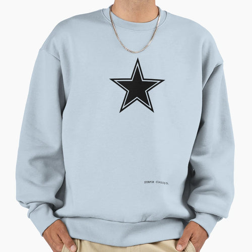 Simple Star Sweatshirt - Novelty Apparel Unisex - T-Shirt, Sweatshirt, Hoodie