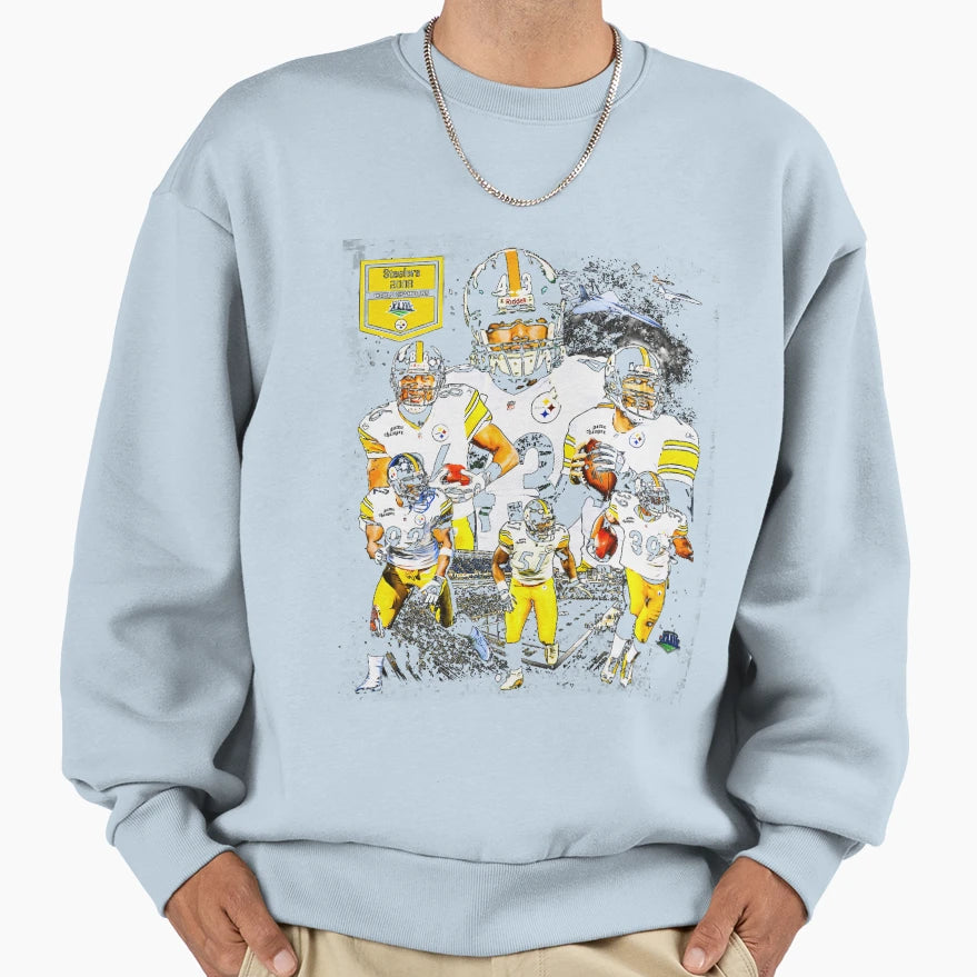Pittsburgh Super Bowl Xliii Sweatshirt - Fun Novelty Design for Adults - T-Shirt, Sweatshirt, Hoodie