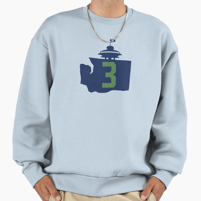 Seattle 3 Sweatshirt - Graphic Print Unisex - T-Shirt, Sweatshirt, Hoodie