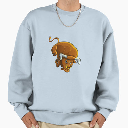 Bull Sweatshirt - Unique Graphic for Adults - T-Shirt, Sweatshirt, Hoodie