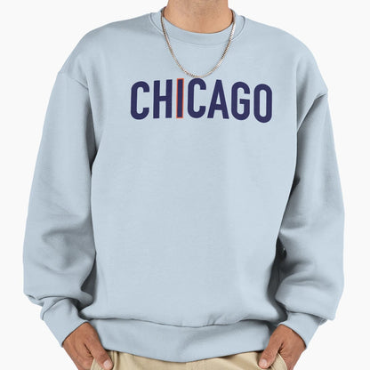 Ch1Cago Qb1 Navy Sweatshirt - Novelty Apparel Men Women - T-Shirt, Sweatshirt, Hoodie