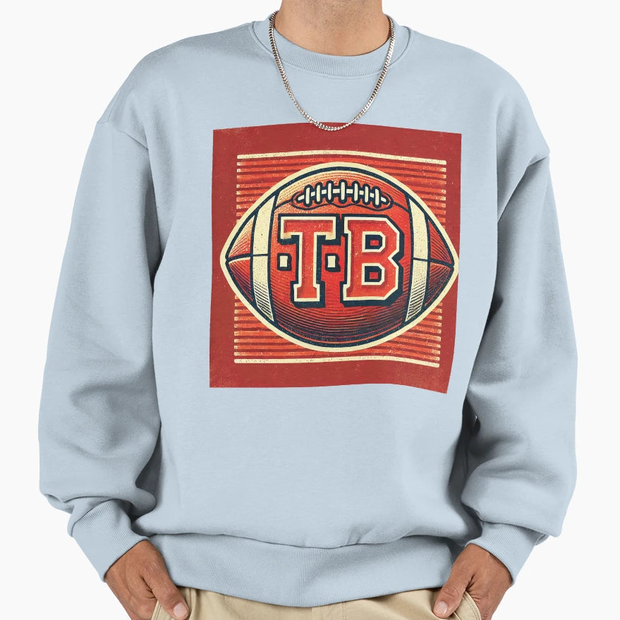 Tampa Bay Football Emblem Sweatshirt - Trendy Graphic for Adults - T-Shirt, Sweatshirt, Hoodie