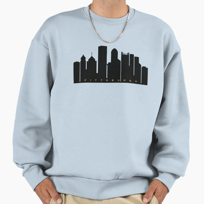Pittsburgh Skyline Sweatshirt - Custom Art Print Unisex - T-Shirt, Sweatshirt, Hoodie