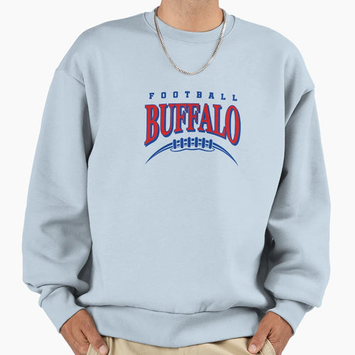 Buffalo Football Sweatshirt - Aesthetic Graphic for Adults - T-Shirt, Sweatshirt, Hoodie
