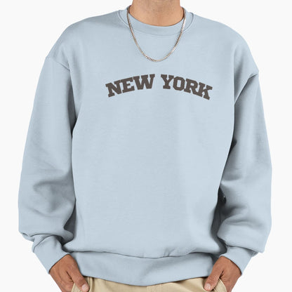 New York Varsity Font Sweatshirt - Custom Art Print Unisex - T-Shirt, Sweatshirt, Hoodie