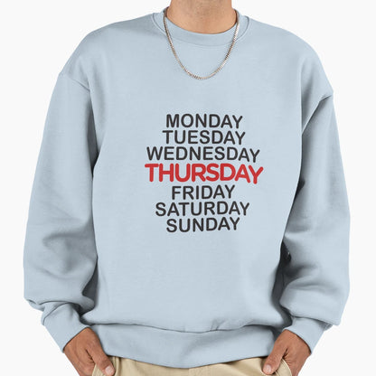 Everyday Minimalist Thursday Scroll Down T-Shirt - Trendy Graphic Men Women - T-Shirt, Sweatshirt, Hoodie