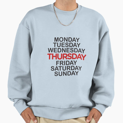 Everyday Minimalist Thursday Scroll Down T-Shirt - Trendy Graphic Men Women - T-Shirt, Sweatshirt, Hoodie