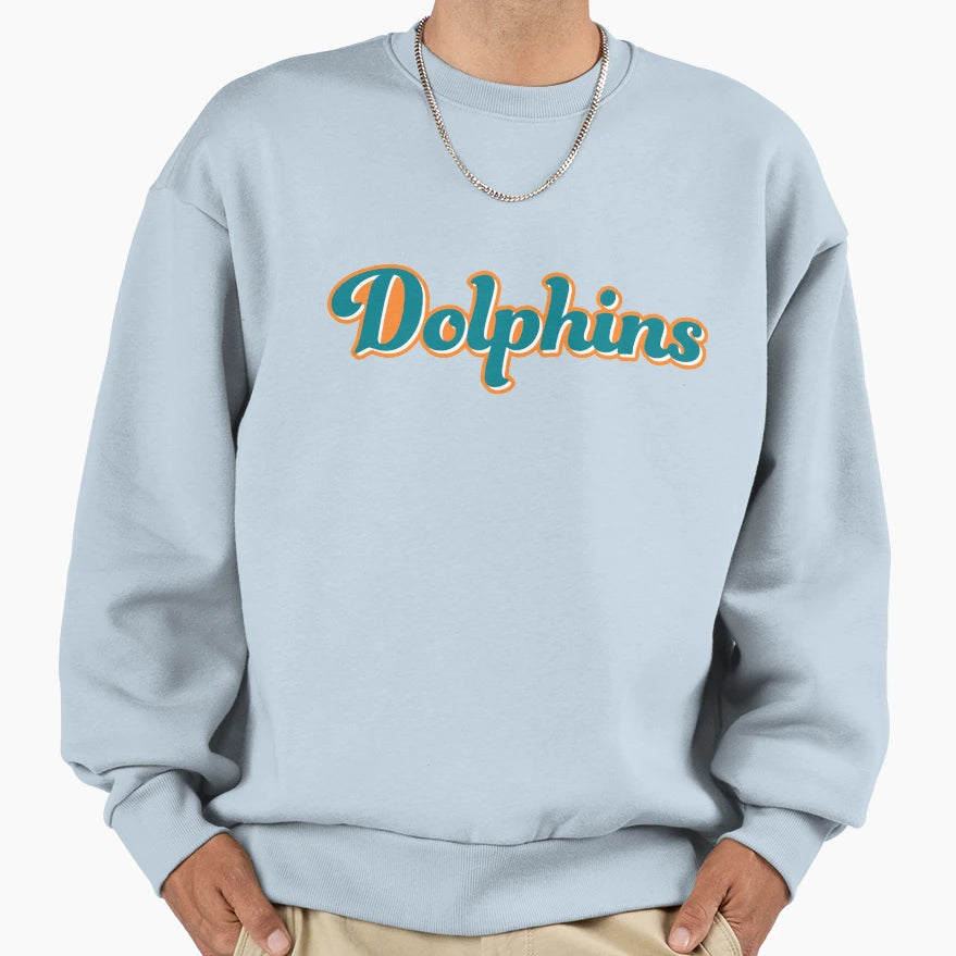 Styled Dophins Sweatshirt - Aesthetic Graphic Unisex - T-Shirt, Sweatshirt, Hoodie