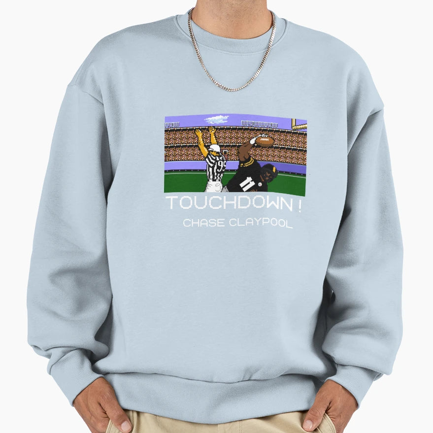 Touchdown Chase Claypool Sweatshirt - Trendy Graphic Men Women - T-Shirt, Sweatshirt, Hoodie