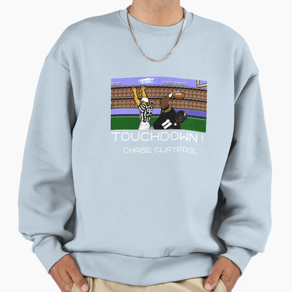 Touchdown Chase Claypool Sweatshirt - Trendy Graphic Men Women - T-Shirt, Sweatshirt, Hoodie