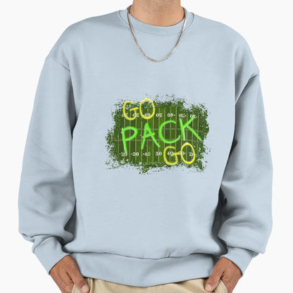 Go Pack Go Sweatshirt - Custom Art Print Men Women - T-Shirt, Sweatshirt, Hoodie