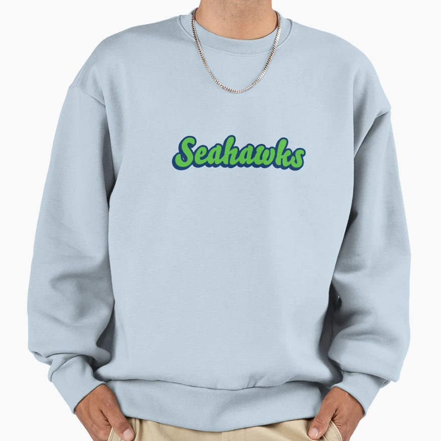 Styled Seahawks Sweatshirt - Trendy Graphic Unisex - T-Shirt, Sweatshirt, Hoodie