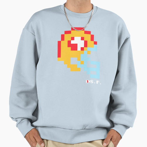 Sf Helmet Tecmo Bowl Sweatshirt - Trendy Graphic Men Women - T-Shirt, Sweatshirt, Hoodie