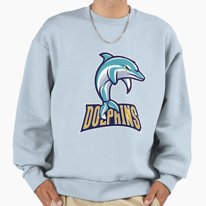 Dolphins Nrl Sweatshirt - Casual Everyday Wear Unisex - T-Shirt, Sweatshirt, Hoodie