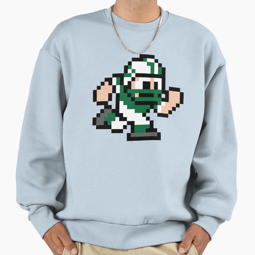 8 Bit Player New York Jets Sweatshirt - Minimalist Print for Adults - T-Shirt, Sweatshirt, Hoodie