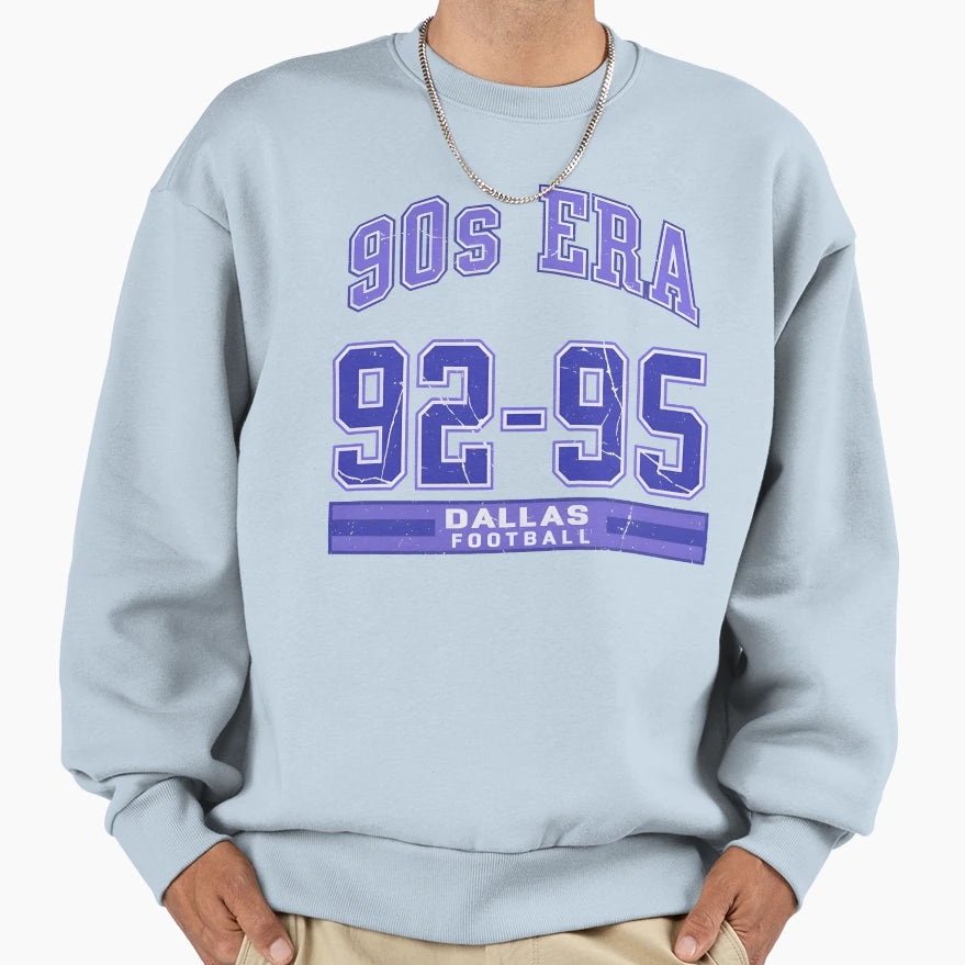 90S Dallas Football Texas Gameday Sweatshirt - Streetwear Style for Adults - T-Shirt, Sweatshirt, Hoodie