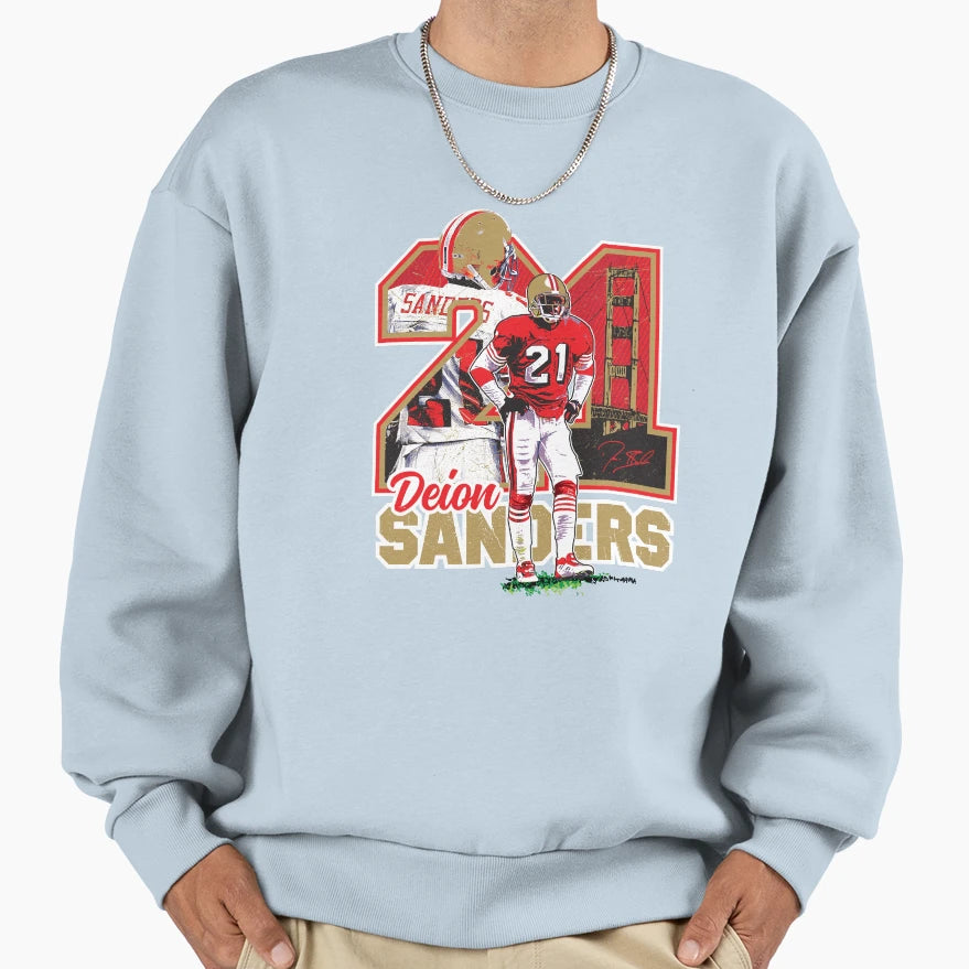 Deion Sanders T-Shirt - Fun Novelty Design for Adults - T-Shirt, Sweatshirt, Hoodie