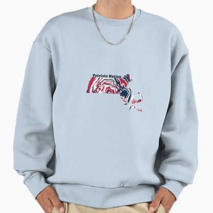 Patriots Nation Sweatshirt - Minimalist Print Unisex - T-Shirt, Sweatshirt, Hoodie