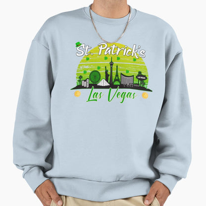 St Patricks Day Las Vegas 2022 Trip Sweatshirt - Trendy Graphic Men Women - T-Shirt, Sweatshirt, Hoodie
