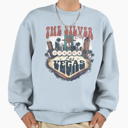 Silver City Las Vegas Sweatshirt - Novelty Apparel Unisex - T-Shirt, Sweatshirt, Hoodie