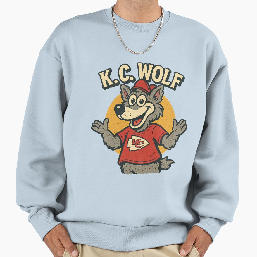 K C Wolf Sweatshirt - Novelty Apparel Unisex - T-Shirt, Sweatshirt, Hoodie