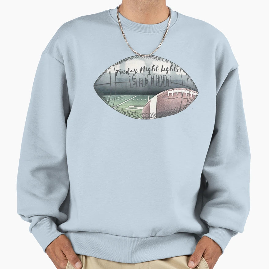 Friday Night Lights Sweatshirt - Custom Art Print for Adults - T-Shirt, Sweatshirt, Hoodie