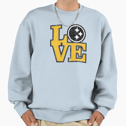 Love Pittsburgh Sweatshirt - Trendy Graphic for Adults - T-Shirt, Sweatshirt, Hoodie