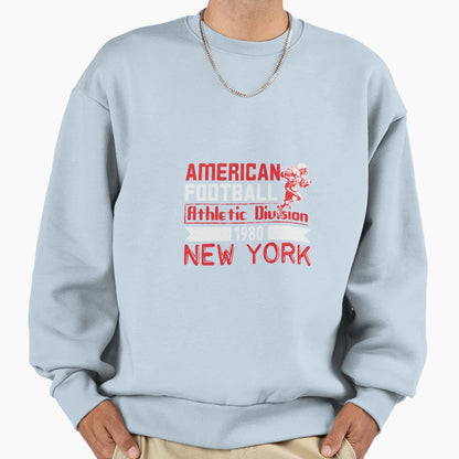 Amercian Football Athletic Sweatshirt - Custom Art Print for Adults - T-Shirt, Sweatshirt, Hoodie