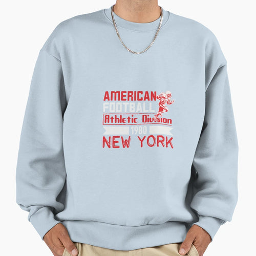 Amercian Football Athletic Sweatshirt - Custom Art Print for Adults - T-Shirt, Sweatshirt, Hoodie