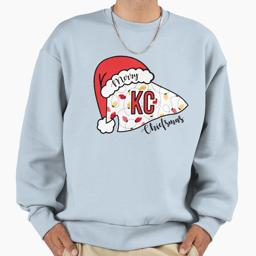 Merry Chiefsmas Kc Arrowhead Sweatshirt - Novelty Apparel Men Women - T-Shirt, Sweatshirt, Hoodie