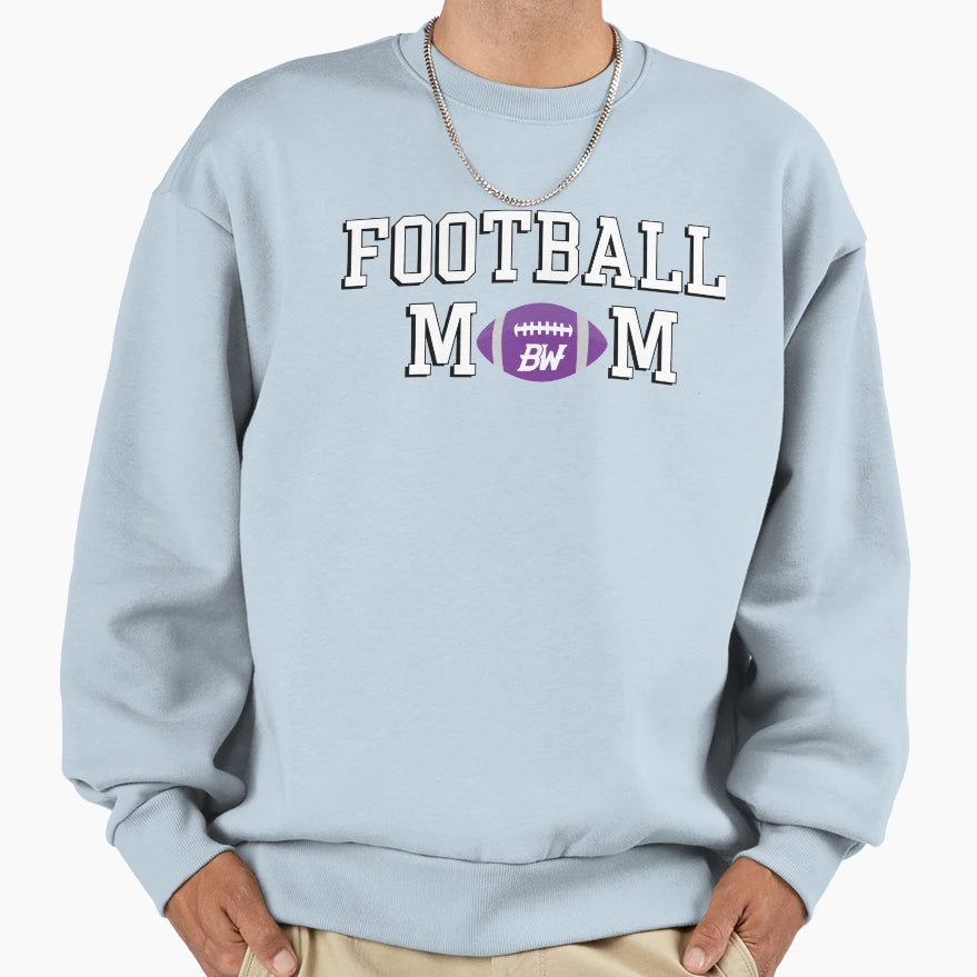 Baldwin Football Mom Sweatshirt - Trendy Graphic Men Women - T-Shirt, Sweatshirt, Hoodie