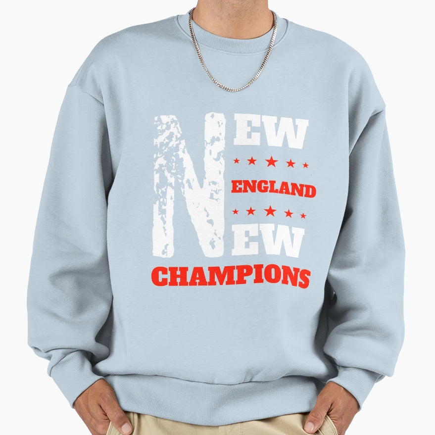 New England New Champions Sweatshirt - Aesthetic Graphic for Adults - T-Shirt, Sweatshirt, Hoodie
