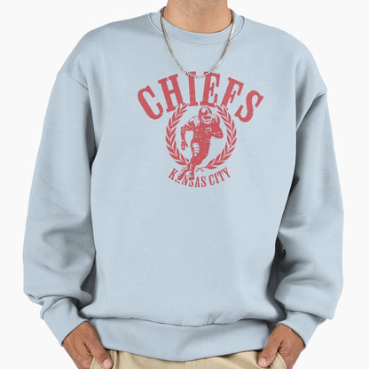 Chiefs Faded Sweatshirt - Trendy Graphic Unisex - T-Shirt, Sweatshirt, Hoodie