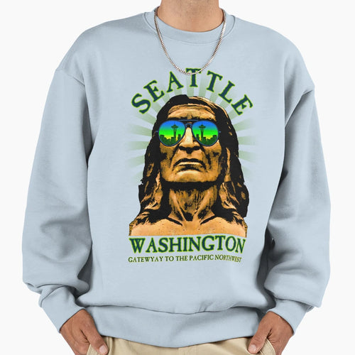 Seattle Gateway To Pacific Northwest Sweatshirt - Unique Graphic Unisex - T-Shirt, Sweatshirt, Hoodie