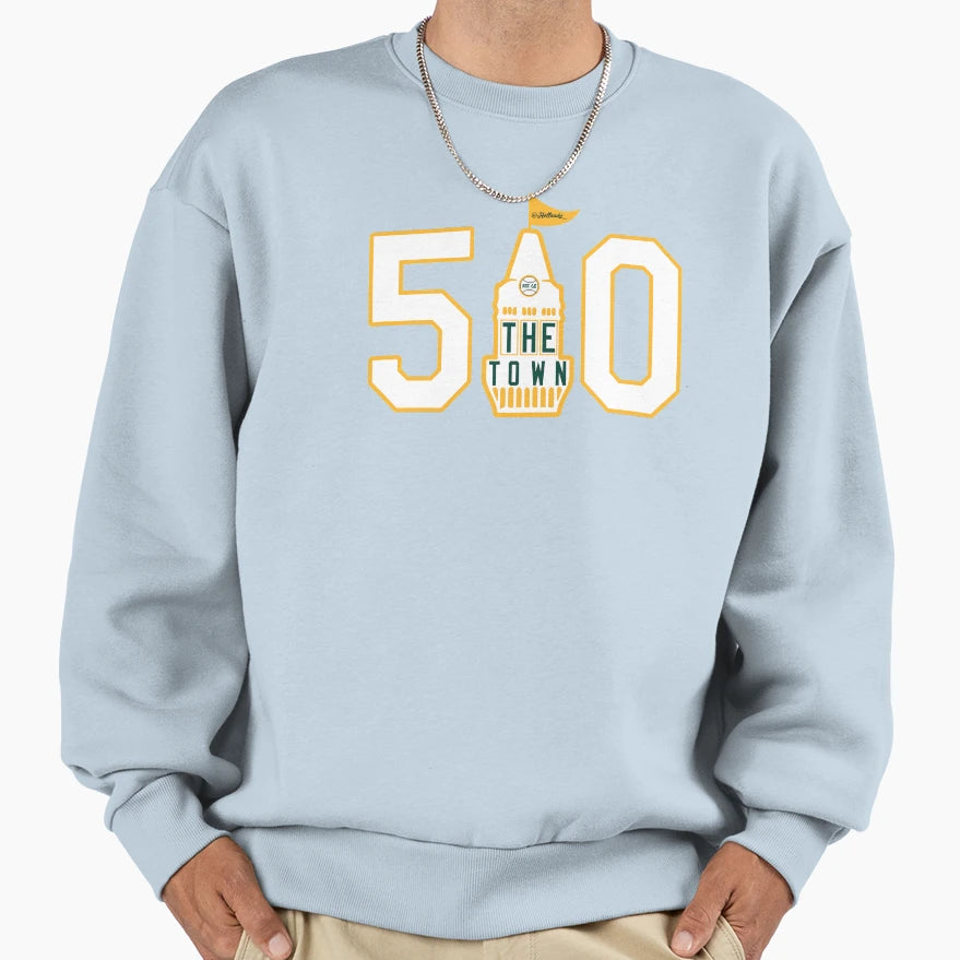 510 Oakland Baseball Sweatshirt - Minimalist Print Unisex - T-Shirt, Sweatshirt, Hoodie