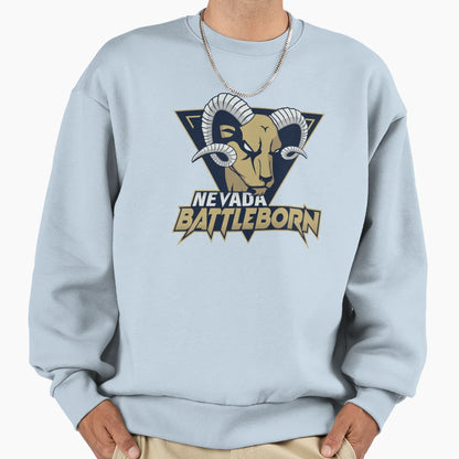 Nevada Battleborn Sweatshirt - Minimalist Print for Adults - T-Shirt, Sweatshirt, Hoodie