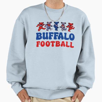Dancing Buffalo Sweatshirt - Unique Graphic for Adults - T-Shirt, Sweatshirt, Hoodie
