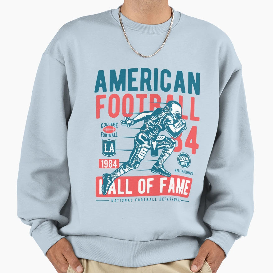 American Football Sweatshirt - Minimalist Print Unisex - T-Shirt, Sweatshirt, Hoodie