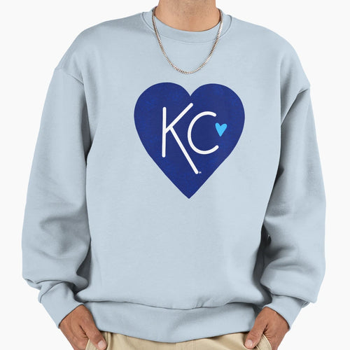 Kc Love Navy Blue Sweatshirt - Streetwear Style for Adults - T-Shirt, Sweatshirt, Hoodie