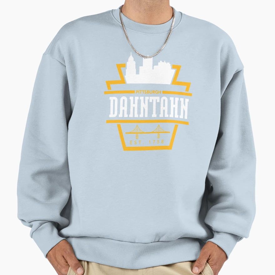 Dahntahn Pittsburgh Sweatshirt - Streetwear Style Unisex - T-Shirt, Sweatshirt, Hoodie
