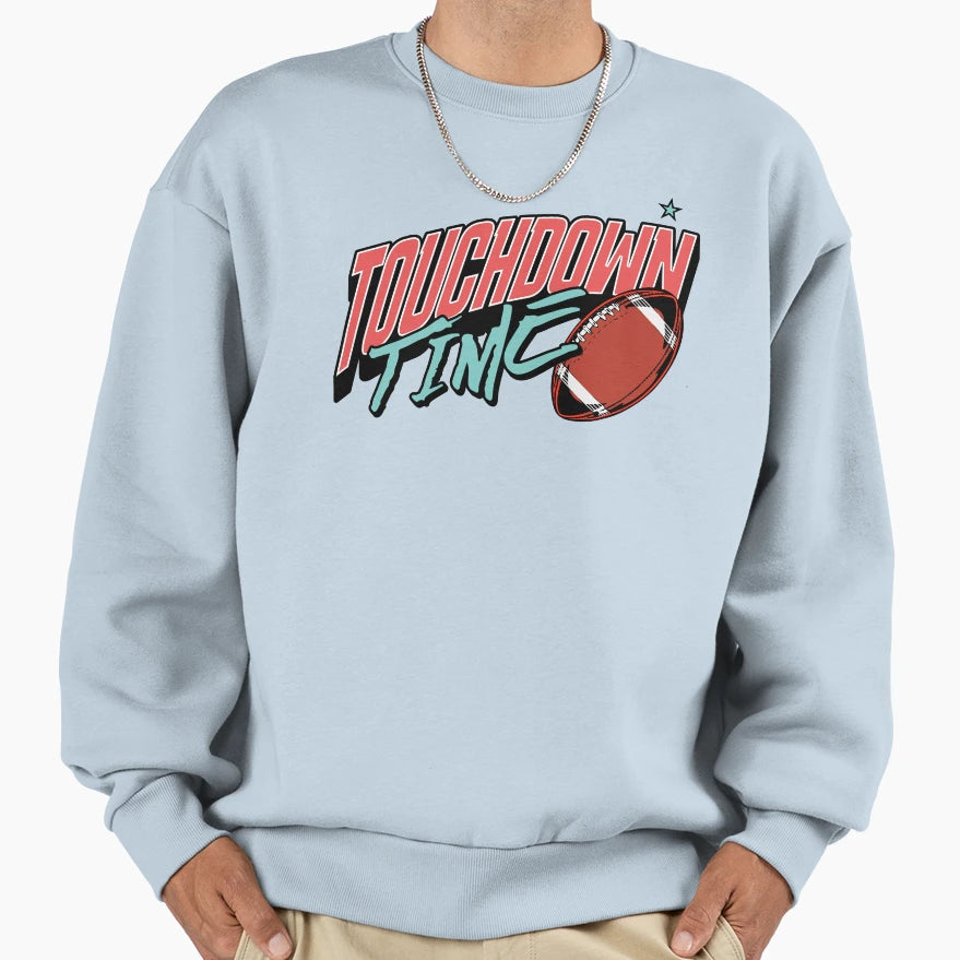 Touchdown Time Sweatshirt - Minimalist Print for Adults - T-Shirt, Sweatshirt, Hoodie