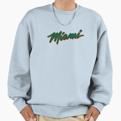 Umiami Vice Text Logo Sweatshirt - Casual Everyday Wear Men Women - T-Shirt, Sweatshirt, Hoodie