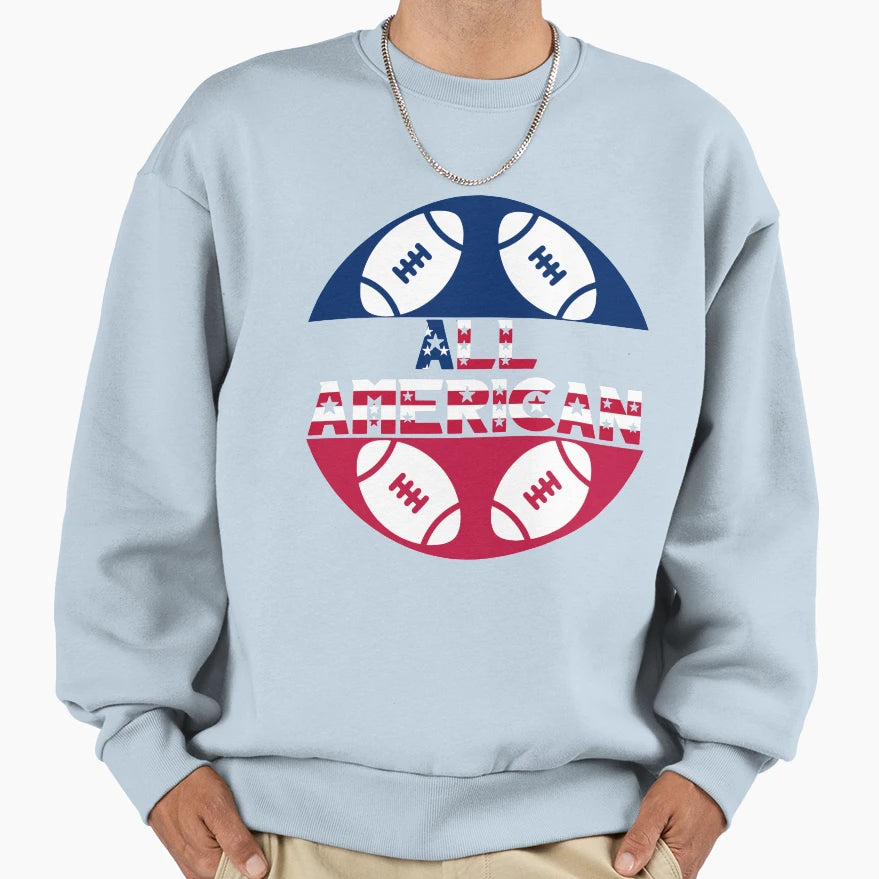 Cw All American Sweatshirt - Casual Everyday Wear Unisex - T-Shirt, Sweatshirt, Hoodie