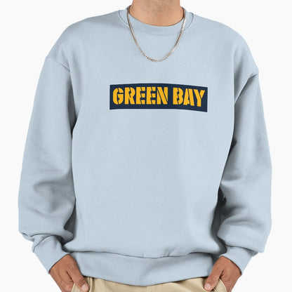 Green Bay Stencil Sweatshirt - Custom Art Print Unisex - T-Shirt, Sweatshirt, Hoodie