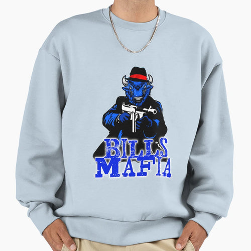 Bills Mafia Sweatshirt - Minimalist Print for Adults - T-Shirt, Sweatshirt, Hoodie