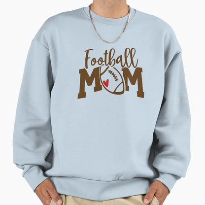 Football Mom Football Season Custom Sweatshirt - Graphic Print for Adults - T-Shirt, Sweatshirt, Hoodie
